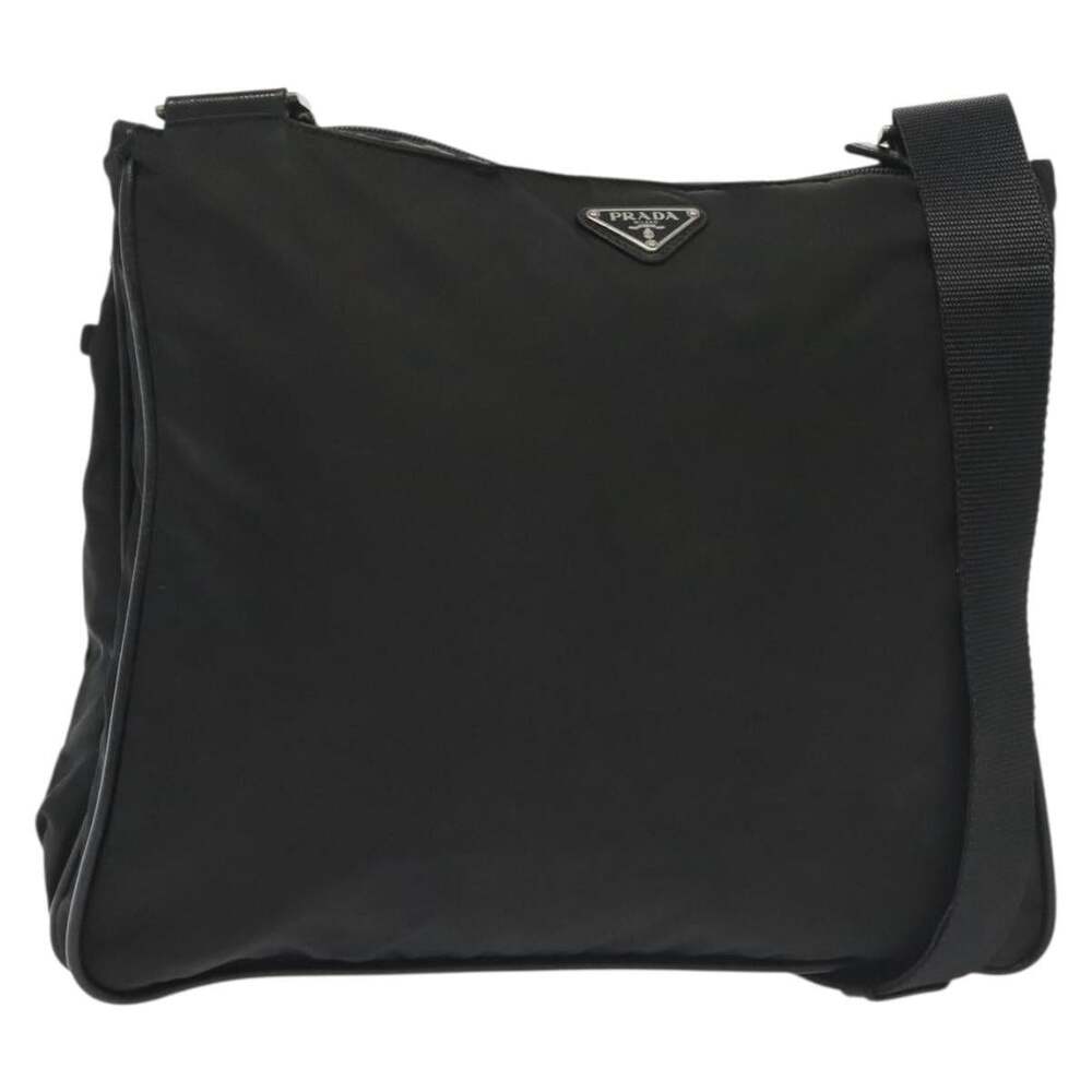 Prada Nylon Shoulder Bag Black